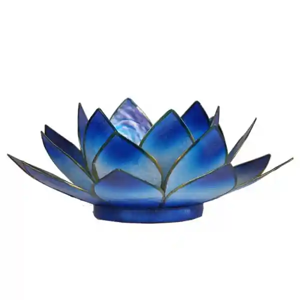 Lotus candlelightholder chakra goldlining