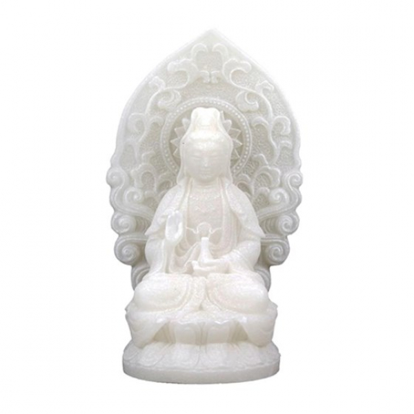Quan Yin Figur weiss