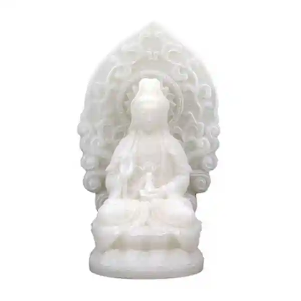 Quan Yin (Kua yin) Figur weiss