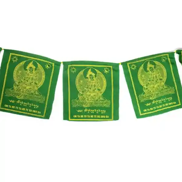 Tibetan prayer flags Green Tara