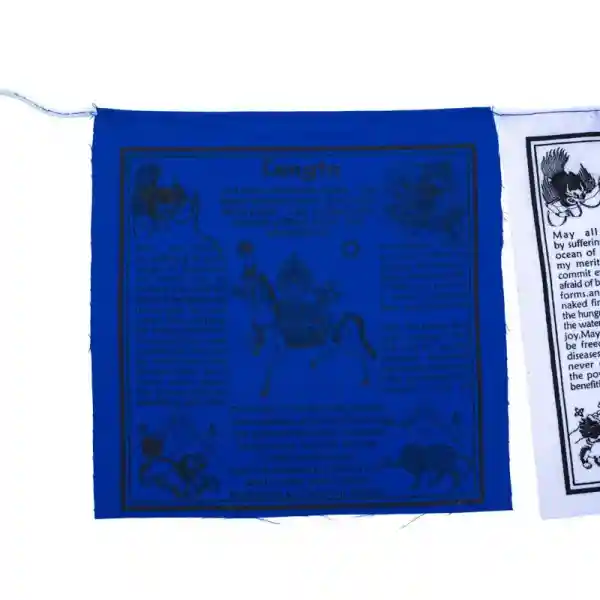 Tibetische Gebetsfahnen 5er Set (Englisch)