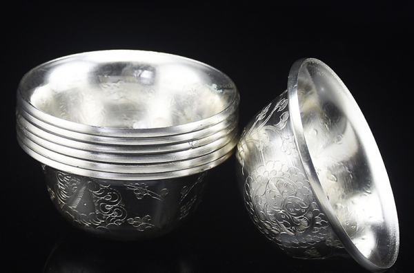 Opferschalen Set versilbert