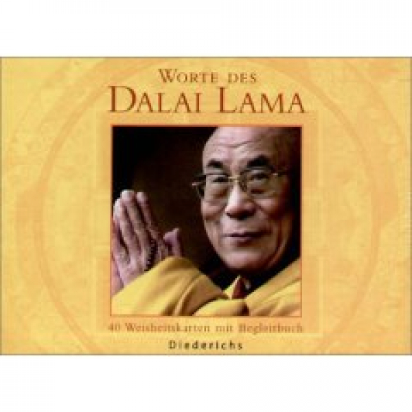Dalai Lama XIV. : Worte des Dalai Lama, 40 Weisheitskarten m. Begleitbuch .