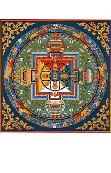 Yamantaka 13 Gottheiten Mandala (AW)