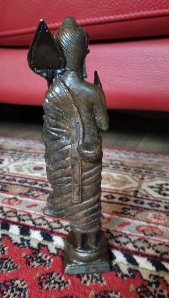 Wandering monk antique Cambodia Khmer
