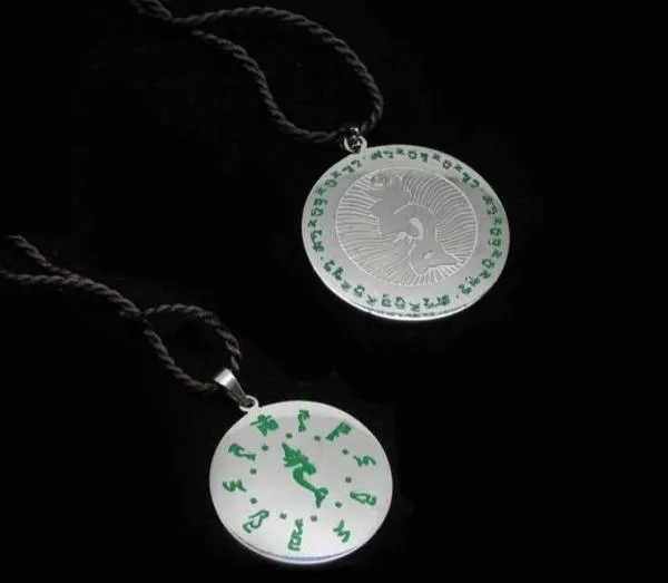 Green Tara Mantra Pendant