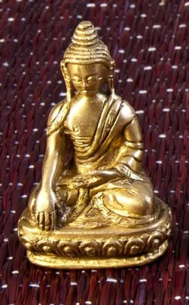 Buddha Sakyamuni Statue MESSING 7,5CM