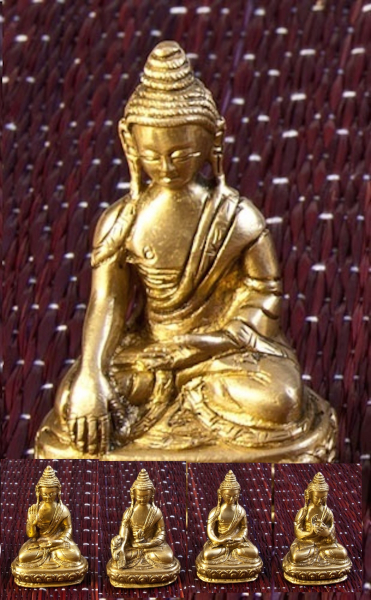 Die 5 Buddha Familien Statuen