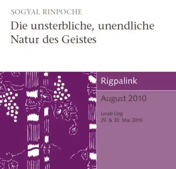 Sogyal Rinpoche : Die unsterbliche, unendliche Natur des Geistes (CD)