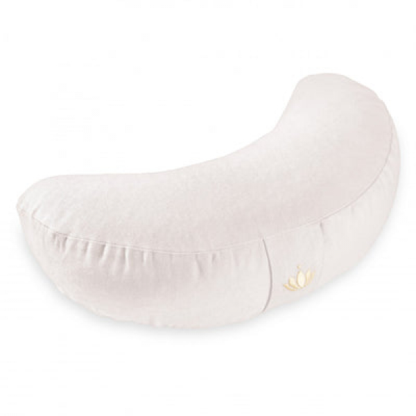 Organic yoga pillow half moon