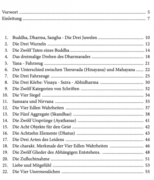 Manfred Seegers : Buddhistische Grundbegriffe