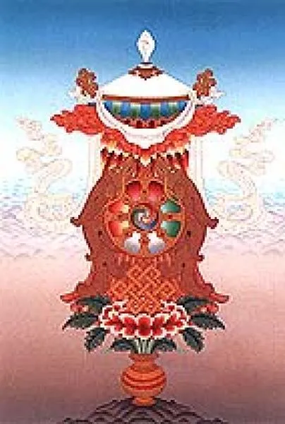 Eight Auspicious Symbols Card 10x15cm