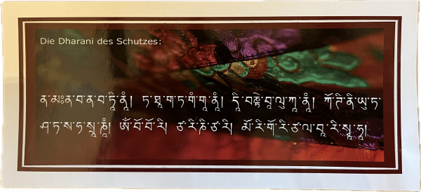 Protection Dharani Sticker
