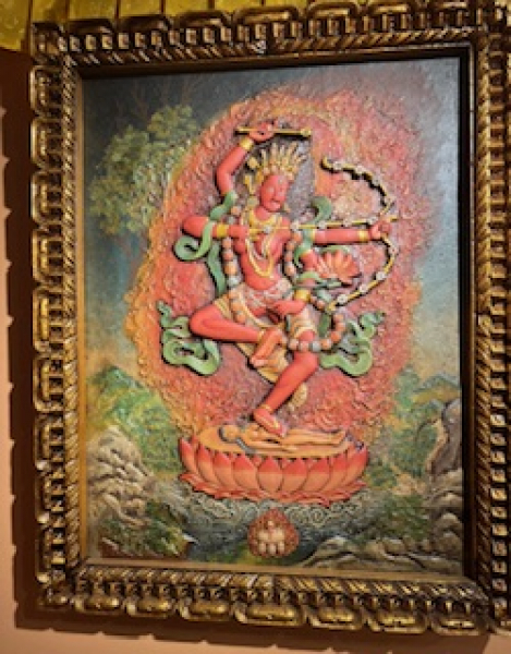 Kurukulla 3D Art with Woodframe