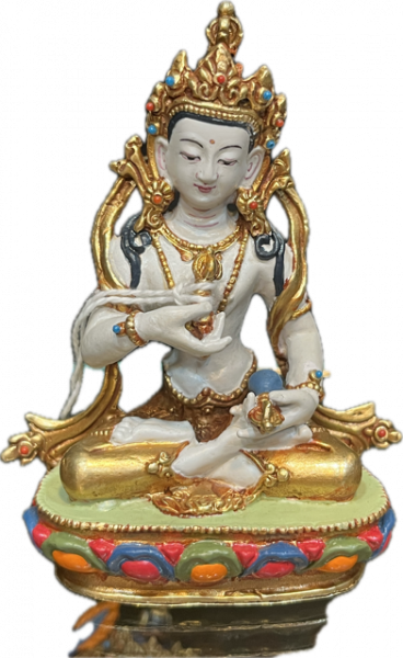Vajrasattva Statue Copper coloured 4 Inch