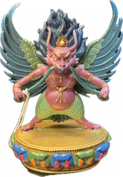 Garuda Statue Copper coloured 4 Inch