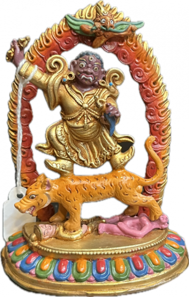 Dorje Drolo Statue copper coloured 4 inch