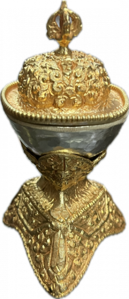 Kapala Set gold-plated / silber plated small