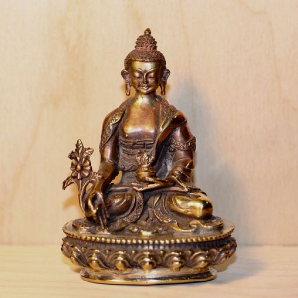 Medizinbuddha 10 cm kupfer