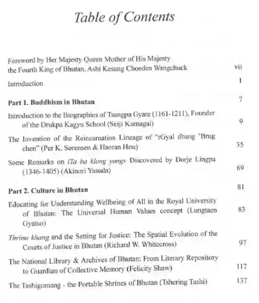 Seiji Kumagai : Buddhism,Culture and Society in Bhutan