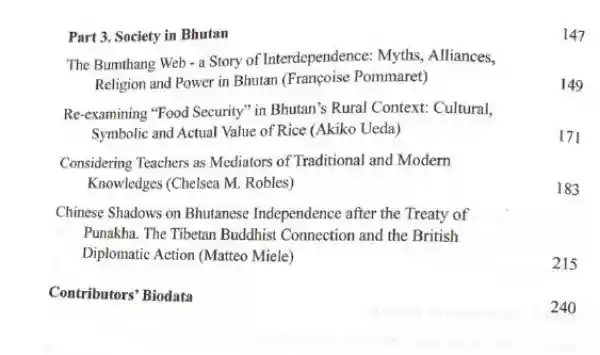 Seiji Kumagai : Buddhism,Culture and Society in Bhutan