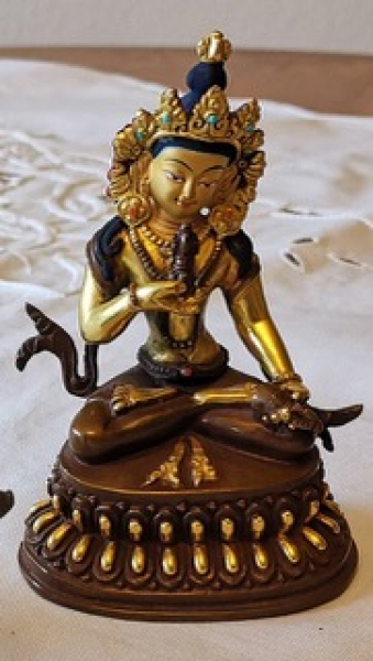 Vajrasattva Statue 4 Inch half-gold