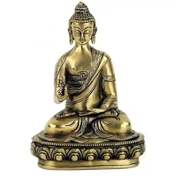Buddha Statue mit Mudra der Lehre