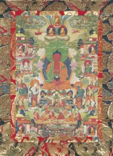 Buddha Amitabha Altarkarte (2)