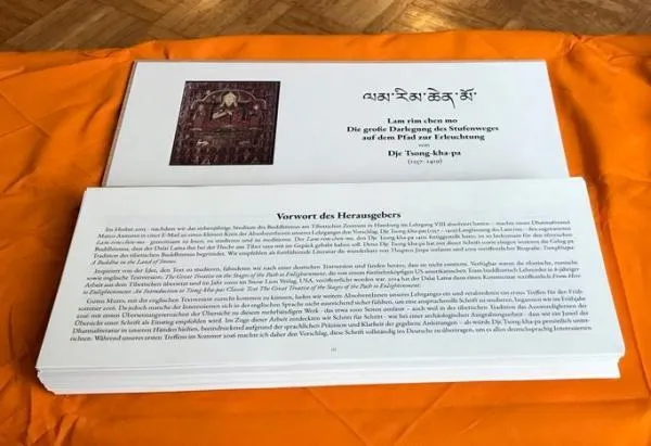 Je Tsongkhapa : Lamrim Chenmo - Die große Darlegung des Stufenweges auf dem Pfad zur Erleuchtung Band 3