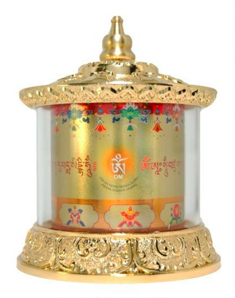 Guru Rinpoche Tisch Gebetsmühle