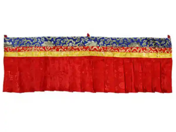 Tibetischer Fensterbehang rot 1m