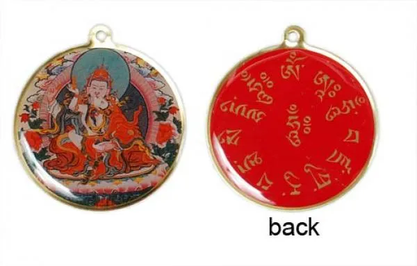 Guru Rinpoche mit Gefährtin Buddha Anhänger