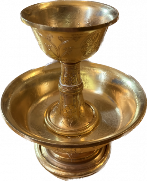 Serkyem Offering Set gold plate