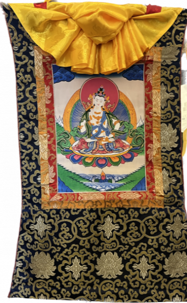 Handbemalter Vajrasattva Thangka