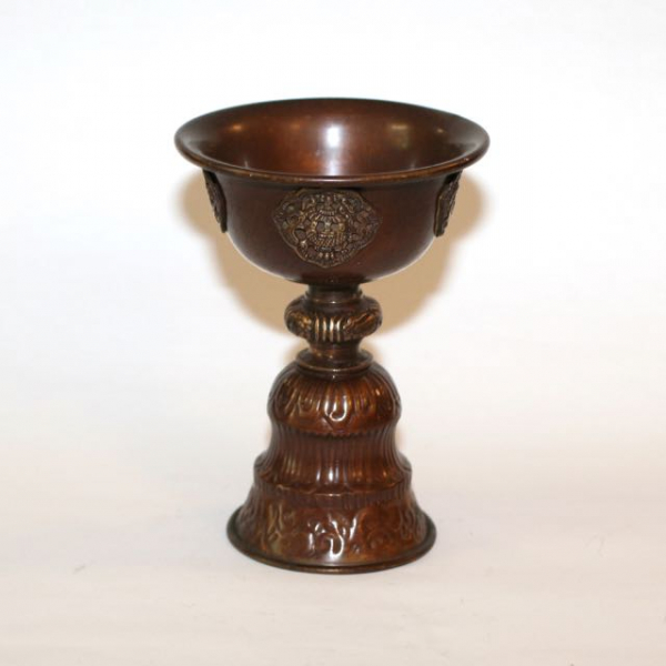 Butterlamp Tibet Style, copper