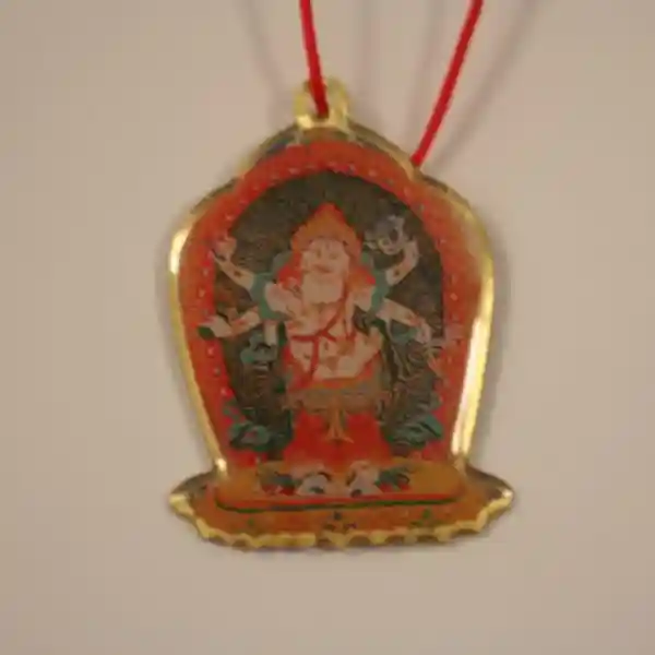 Deity Pendant - White Mahakala