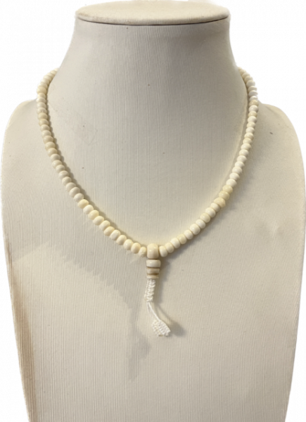 Bone mala 108 beads 6mm