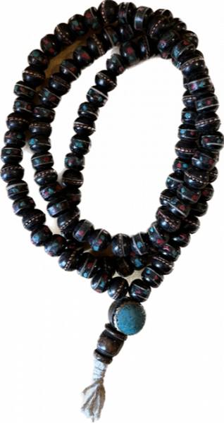 Medizinmala 108 Perlen 8mm schwarz