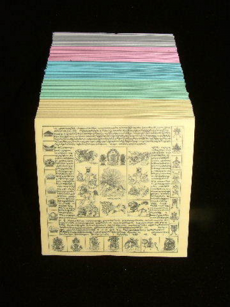Lungta prayer sheets made of paper