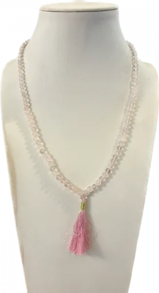 Rose quartz mala AA quality 108 pearls