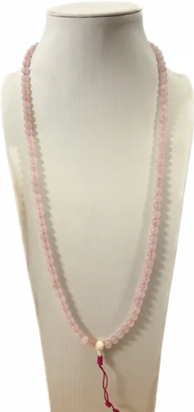 Rose quartz mala AA quality 108 pearls