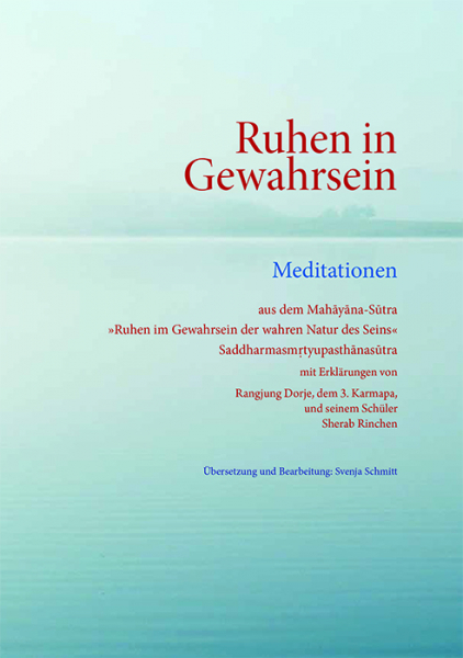 Svenja Schmitt : Ruhen in Gewahrsein