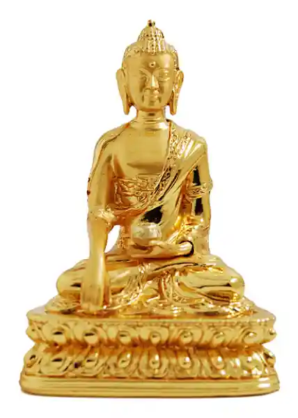 Sakyamuni Gold Plated 2"