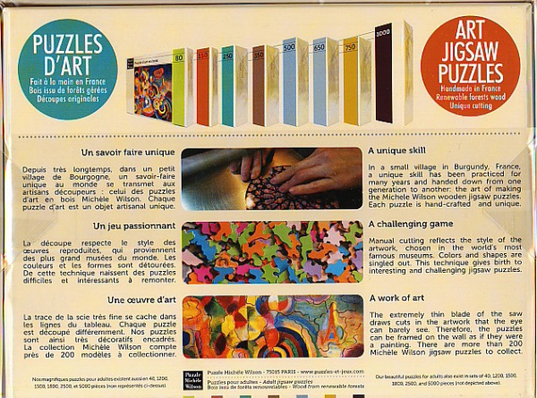 Puzzle aus handgefertigten Holzteilen - Tibetische Kunst : Medizin-Mandala