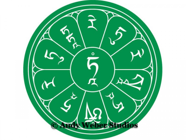 Om Tare Tuttare Ture Soha Tara Mantra Sticker
