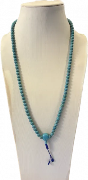 Turquoise mala 108 beads 8mm
