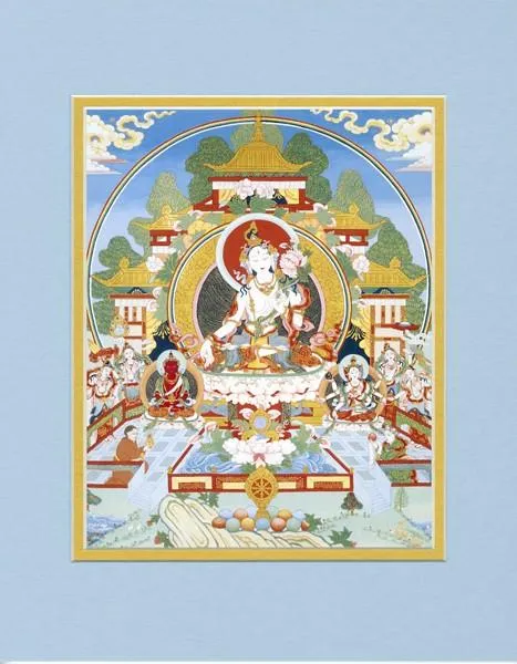 Weiße Tara (2) Gicles Druck