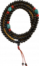 Wood Mala with Stones