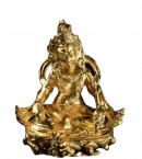 Zambala Statue Mini Statue vergoldet