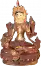 Green Tara Statue 6 Inch half-gold